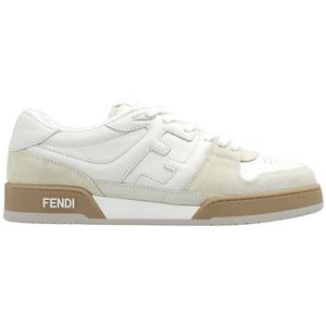Fendi, Heren, Schoenen, Beige, Maat: 41 1/2 EU Leer,