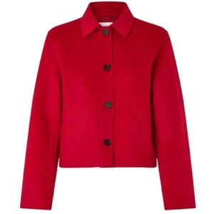 Samsøe Samsøe, Dames, Jassen, Rood, Maat: XS Wol,