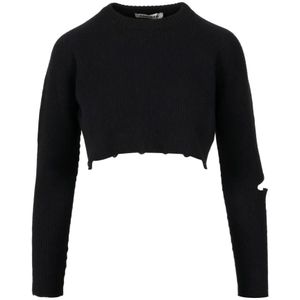 A Paper Kid, Dames, Truien, Zwart, Maat: M Katoen,