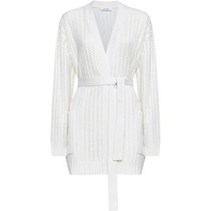 Max Mara, Dames, Truien, Wit, Maat: S Wol,