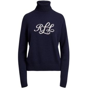 Ralph Lauren, Dames, Truien, Blauw, Maat: L Kasjmier,