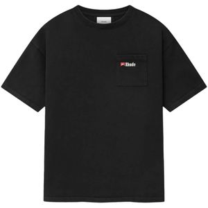 Rhude, Heren, Tops, Zwart, Maat: S Wol,