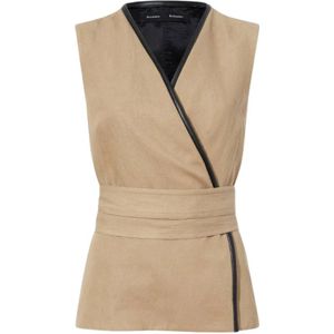 Proenza Schouler, Dames, Tops, Beige, Maat: M Katoen,