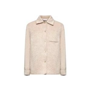 Moncler Beige Denim Multi-Tailleband Shirt , Beige , Dames , Maat: S