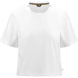 K-Way, Dames, Tops, Wit, Maat: S Katoen,