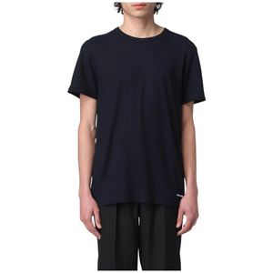 Jil Sander, Heren, Tops, Blauw, Maat: S