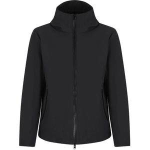 Woolrich - Tech Softshell Pacific Jas - Zwart - Heren - Waterdicht en Winddicht