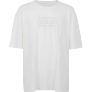 Maison Margiela, Heren, Tops, Wit, Maat: S Katoen,