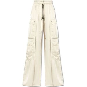 Rick Owens, Dames, Broeken, Beige, Maat: 2XS Viscose,