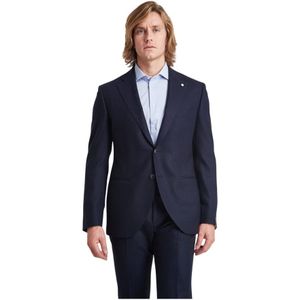 Luigi Bianchi Mantova, Heren, Jassen, Blauw, Maat: M