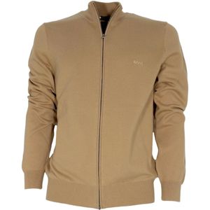 Hugo, Heren, Truien, Beige, Maat: XL Katoen,
