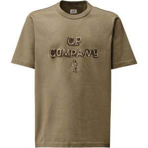 C.p. Company, Heren, Tops, Bruin, Maat: 2XL Poliester,