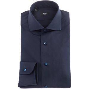 Barba, Heren, Overhemden, Blauw, Maat: L