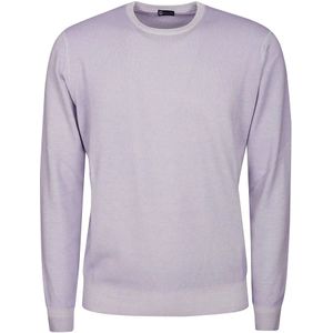 Hindustrie, Heren, Truien, Paars, Maat: 2XL Kasjmier,