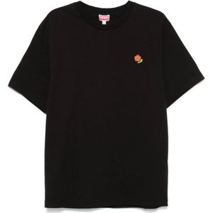 Kenzo - Pop T-shirt - Zwart - Katoen - Ronde Halslijn