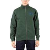 La Martina Sweatvest 'MBF301'  donkergroen