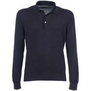 Gran Sasso, Heren, Truien, Blauw, Maat: S Katoen,