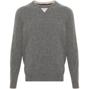 Fedeli, Heren, Truien, Grijs, Maat: S Wol,