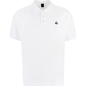 Moose Knuckles, Heren, Tops, Wit, Maat: L Piqué,