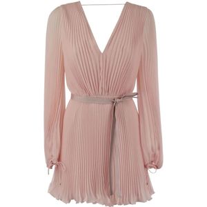 Max Mara, Dames, Jurken, Roze, Maat: S Katoen,