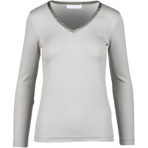 Fabiana Filippi, Dames, Tops, Grijs, Maat: M Katoen,
