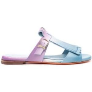 Santoni Fringe Dua Sandalen , Multicolor , Dames , Maat: 38 1/2 EU