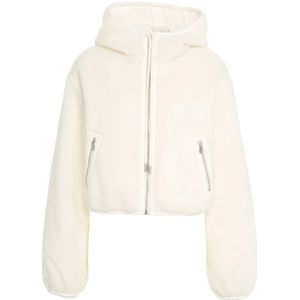 Pinko, Dames, Jassen, Wit, Maat: S Fleece,
