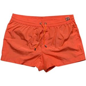 Dolce & Gabbana, Heren, Badkleding, Oranje, Maat: XL Nylon,