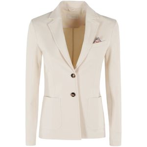 Circolo 1901, Dames, Jassen, Beige, Maat: L Piqué,