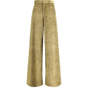 Petar Petrov, Dames, Broeken, Groen, Maat: 3XS Corduroy,