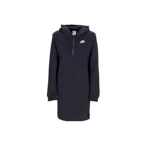 Nike Sportswear Club Fleece Hoodie Jurk , Black , Dames , Maat: S