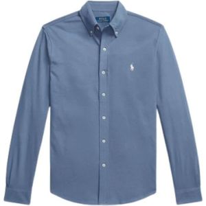 Polo Ralph Lauren, Heren, Overhemden, Blauw, Maat: L Katoen,