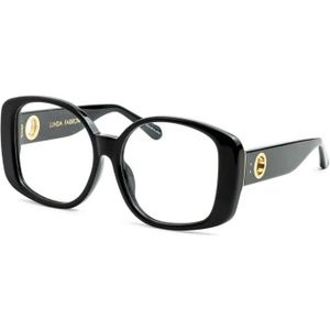 Linda Farrow, Dames, Accessoires, Zwart, Maat: 59 MM