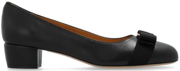 Ferragamo, Dames, Schoenen, Zwart, Maat: 34 1/2 EU Leer,