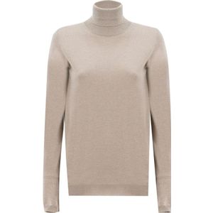 Brunello Cucinelli, Dames, Truien, Wit, Maat: M Zijde,