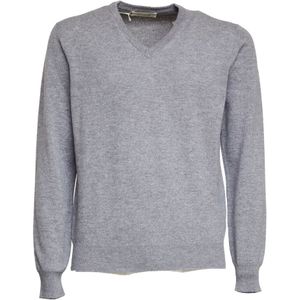 Filippo De Laurentiis, Heren, Truien, Grijs, Maat: M Wol,