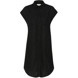 Part Two, Dames, Jurken, Zwart, Maat: 2XS Linnen,