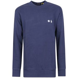 Polo Ralph Lauren, Heren, Sweatshirts & Hoodies, Blauw, Maat: L Katoen,