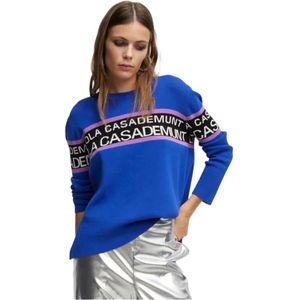 Lola Casademunt, Dames, Truien, Blauw, Maat: S Jersey,
