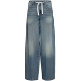 MOS Mosh - Mmmilo String Jeans - Blauw - Hoge Taille - Dames
