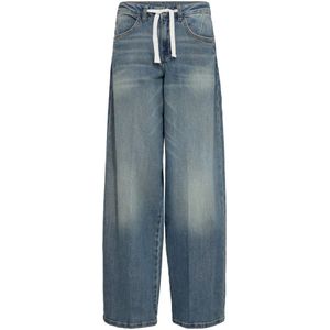 MOS Mosh - Mmmilo String Jeans - Blauw - Hoge Taille - Dames