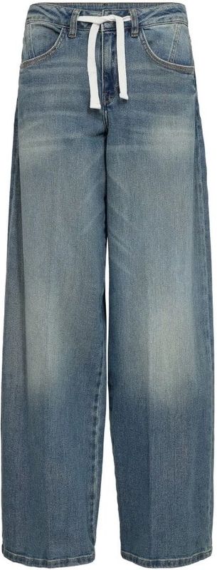 MOS Mosh - Mmmilo String Jeans - Blauw - Hoge Taille - Dames