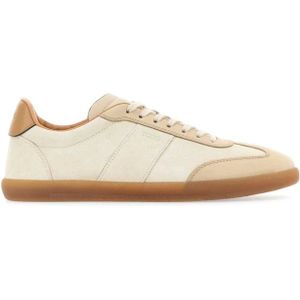 Tod's Ivory Suede Sneakers , White , Heren , Maat: 44 EU