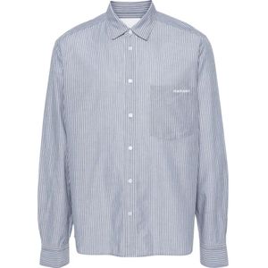 Isabel Marant, Heren, Overhemden, Blauw, Maat: S Katoen,