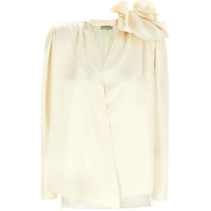 Magda Butrym, Dames, Blouses & Shirts, Wit, Maat: 2XS