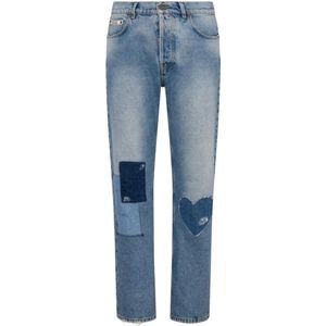 Moschino, Heren, Jeans, Blauw, Maat: L Denim,