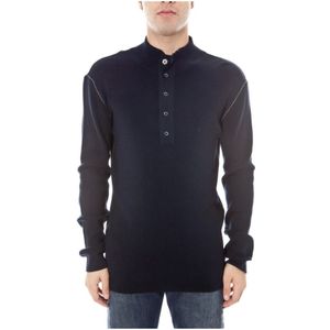 Armani Jeans, Heren, Truien, Blauw, Maat: 2XL Acryl,