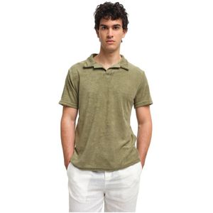 Peninsula, Heren, Tops, Groen, Maat: 2XL Katoen,