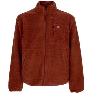 Dickies, Heren, Jassen, Bruin, Maat: L Fleece,