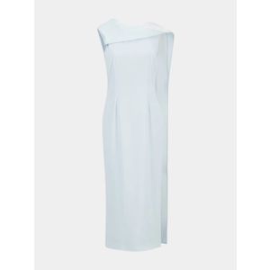 Roland Mouret, Dames, Jurken, Blauw, Maat: S Satijn,